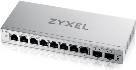 Zyxel GS1200-10V3-EU0101F Managed L2 Switch με 8 Θύρες Gigabit (1Gbps) Ethernet - Image 1