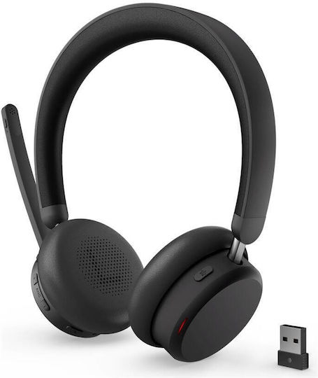 Lenovo Ασύρματα On Ear Multimedia Ακουστικά με μικρόφωνο και σύνδεση USB-C - Image 1