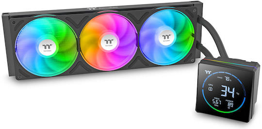 Thermaltake TH360-S (v3) Υδρόψυξη Επεξεργαστή Τριπλού Ανεμιστήρα 120mm για Socket AM4/AM5/1700/1200/115x με ARGB Φωτισμό - Image 1