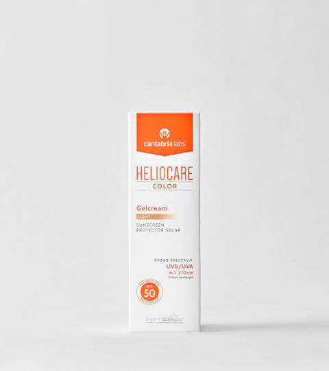 Heliocare Color Gelcream Αντηλιακό Gel Προσώπου SPF50 με Χρώμα Light 50ml - Image 1
