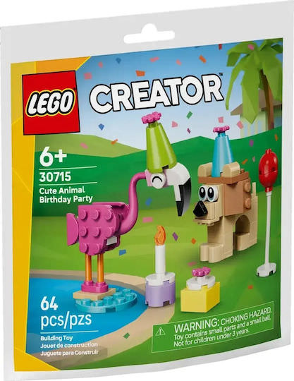 LEGO Creator Cute Animal Birthday Party για 6+ Ετών 64τμχ - Image 1