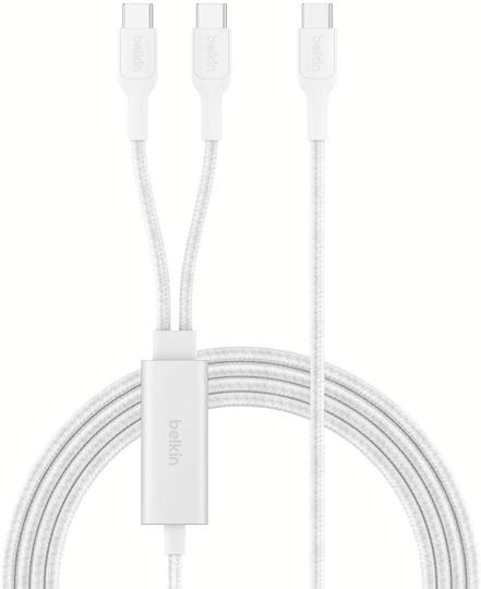 Belkin Boostcharge Pro USB 2.0 Cable USB-C male - USB-C 140W Λευκό 1.5m CAC004hq1.5MWH - Image 1