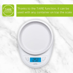Laica KS1019 Ψηφιακή Ζυγαριά Κουζίνας με Κάδο 1gr/5kg Λευκή - Image 4