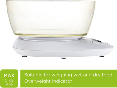 Laica KS1019 Ψηφιακή Ζυγαριά Κουζίνας με Κάδο 1gr/5kg Λευκή - Image 3