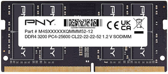 PNY DDR4 με Module 1x16GB και Ταχύτητα 3200 για Laptop - Image 1