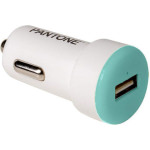 Pantone Φορτιστής Αυτοκινήτου 2.1A με μία Θύρα: 1xUSB Τιρκουάζ Χρώμα - Image 2