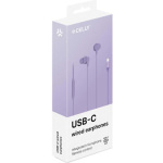 Celly UP1600TYPECVL In-ear Handsfree Ακουστικά με Βύσμα 3.5mm Μωβ - Image 4