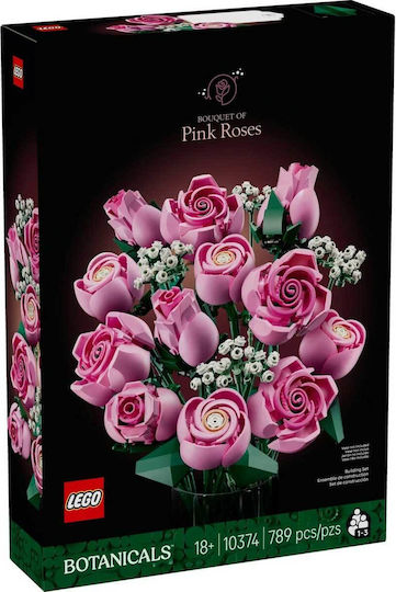 LEGO Botanical Collection Bouquet of Pink Roses για 18+ Ετών 789τμχ - Image 1