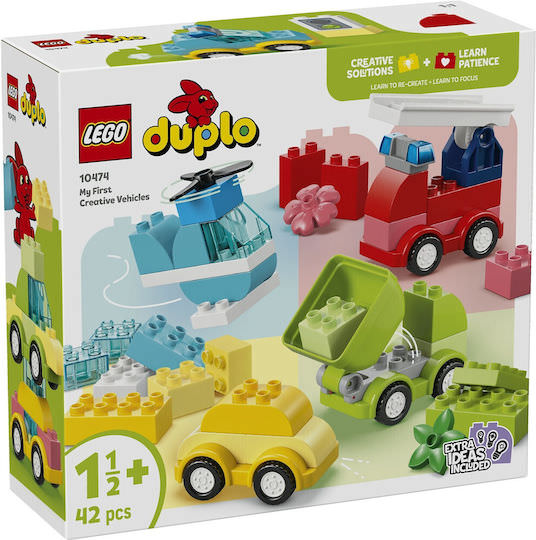 LEGO Duplo Creative Vehicles για 1.5+ Ετών 42τμχ - Image 1