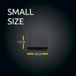 Intenso Micro Line 128GB USB 2.0 Stick Μαύρο - Image 2