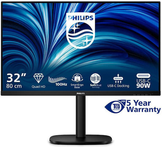 Philips 3000 Series IPS Monitor 32" QHD 2560x1440 με Χρόνο Απόκρισης 4ms GTG - Image 1