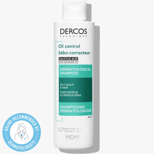 Vichy Dercos Oil Control Σαμπουάν κατά της Πιτυρίδας για Λιπαρά Μαλλιά 200ml - Image 1
