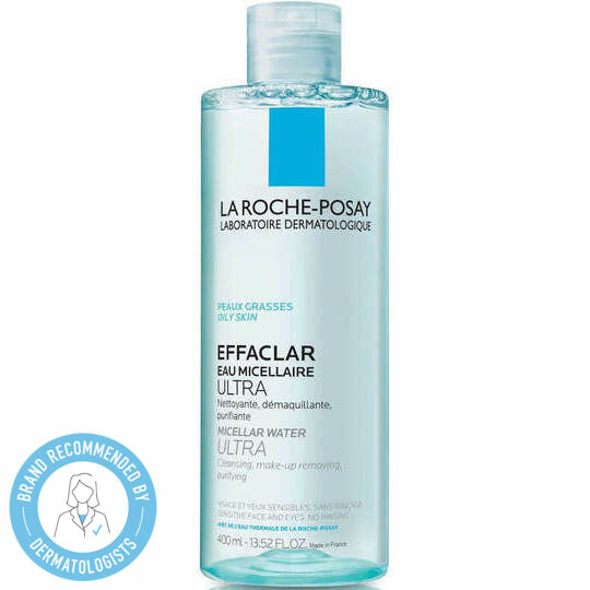La Roche Posay Effaclar Ultra Micellar Water Αφαίρεσης Μακιγιάζ Προσώπου για Ακνεϊκές Επιδερμίδες 400ml - Image 1