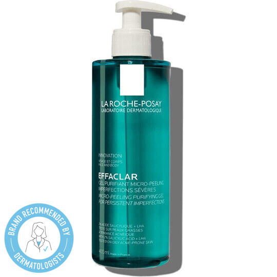 La Roche Posay Effaclar Micro-Peeling Gel Καθαρισμού Προσώπου για Ακνεϊκές Επιδερμίδες 400ml - Image 1