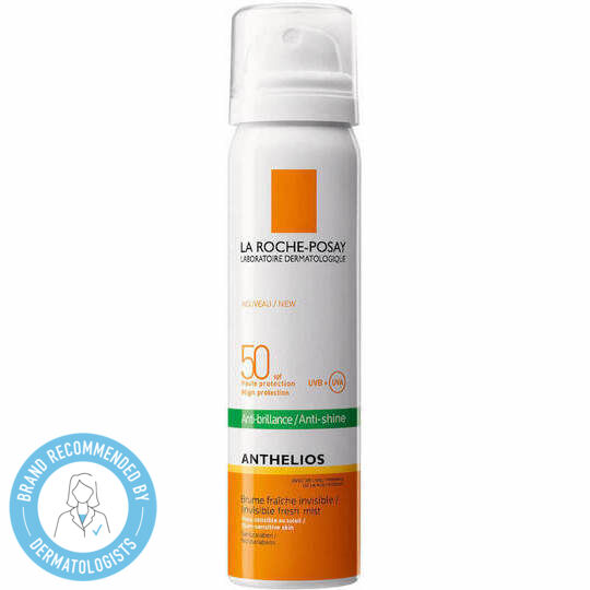 La Roche Posay Anthelios Anti Brillance Ultra Αδιάβροχο Αντηλιακό Mist Προσώπου SPF50 75ml - Image 1