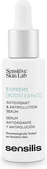 Sensilis Supreme [Booster FeCE] Ενυδατικό & Αντιγηραντικό Booster Προσώπου με Βιταμίνη C & Υαλουρονικό Οξύ για Αποτοξίνωση & Λάμψη 30ml - Image 1