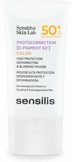 Sensilis Photocorrection D-Pigment 50+ Primer Προσώπου σε Κρεμώδη Μορφή με 50SPF 40ml - Image 1