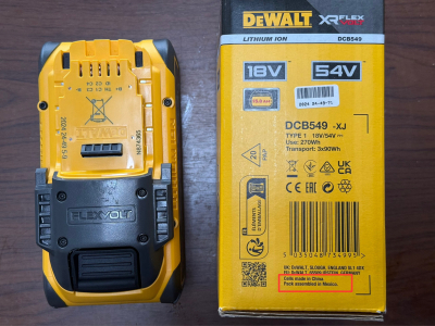 Dewalt Tool Battery Lithium 54V with Capacity 12Ah - Image 5