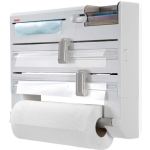 Leifheit Parat Paper Towel Holder Wall Mounted Plastic White 25723 - Image 4