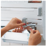 Leifheit Parat Paper Towel Holder Wall Mounted Plastic White 25723 - Image 5