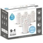 Dafi Water Filter Replacement for Pitcher made of Activated Carbon Standard Classic 6pcs - Image 2