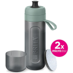 Brita Active Plastic Water Bottle With Mouthpiece And Filter 600ml Green - Image 5
