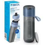 Brita Active Plastic Water Bottle with Mouthpiece and Filter 600ml Blue - Image 6