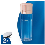Brita Vital Bottle Jug Pastel peach with Filter 600ml - Image 6