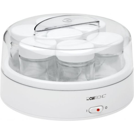 Clatronic JM 3344 Yogurt Maker with Jars 1.1lt White 14W