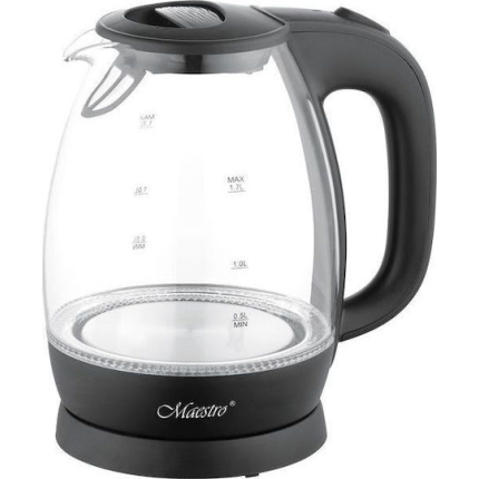 Maestro MR063 Black Kettle 1.7lt 2200W Black
