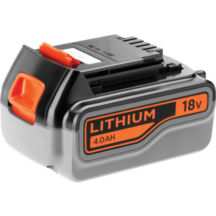 Black & Decker Tool Battery Lithium 18V with Capacity 4Ah