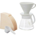 Hario V60 Pour Over Set Plastic White 140x121x210mm