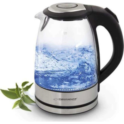 Esperanza Kettle 1.7lt 2200W Silver