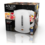 Adler Kettle 1lt 1600W White - Image 4