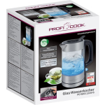 Profi Cook PC-WKS 1229 G Kettle 1lt 1600W Silver - Image 3