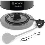 Bosch Designline Kettle 1.7lt 2400W Black - Image 7