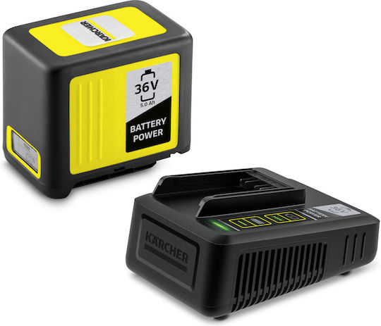 Karcher Battery Set Lithium Capacity 5Ah 36V with Charger - Image 1