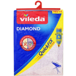 Vileda Diamond Ironing Board Cover Pink 130x45cm - Image 4
