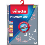 Vileda Premium 2in1 Ironing Board Cover Gray 130x45cm - Image 4