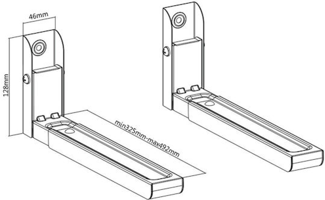 Maclean Energy Mounting Brackets 50εκ. - Image 6