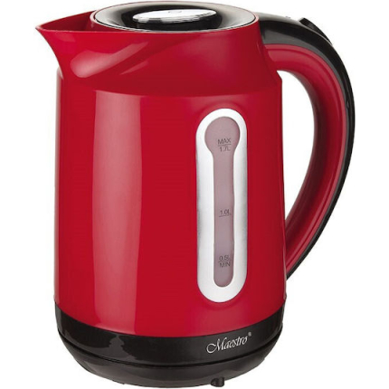Maestro MR041 Red Kettle 1.7lt 2000W Red