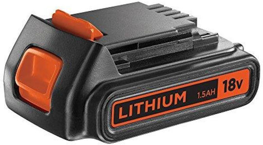 Black & Decker Tool Battery Lithium 18V with Capacity 1.5Ah - Image 1