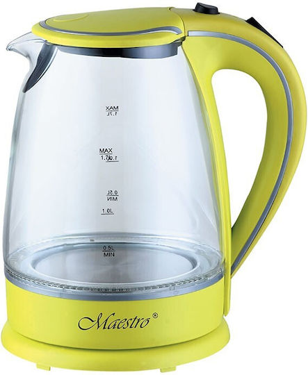 Maestro Mr-064 Electric Kettle 1.7lt 2000W Green - Image 1