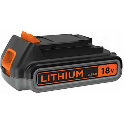 Black & Decker Tool Battery Lithium 18V with Capacity 2.5Ah