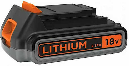 Black & Decker Tool Battery Lithium 18V with Capacity 2.5Ah - Image 1