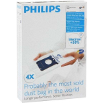 Vacuum Cleaner Bags 4pcs Compatible with Vacuum Cleaner Philips - Image 4