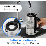 Profi Cook PC-WKS 1229 G Kettle 1lt 1600W Silver - Image 5