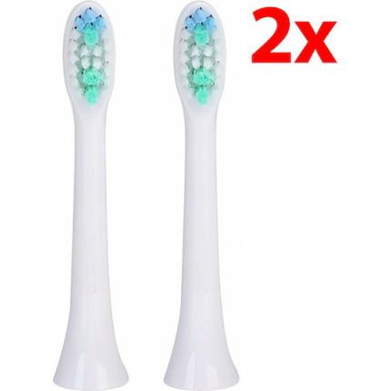 Original Oro-med Sonic Toothbrush Head 2 Pcs Gentle On Gums