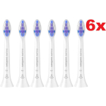 Original Philips Sonicare Sensitive Hx6056/87 Toothbrush Head Very Soft Bristles 6 Pcs Tooth Sensitivity