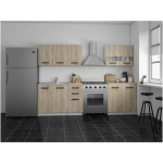 Kitchen Cabinet Set Wall & Floor Sonoma 200x60x143cm - Image 2